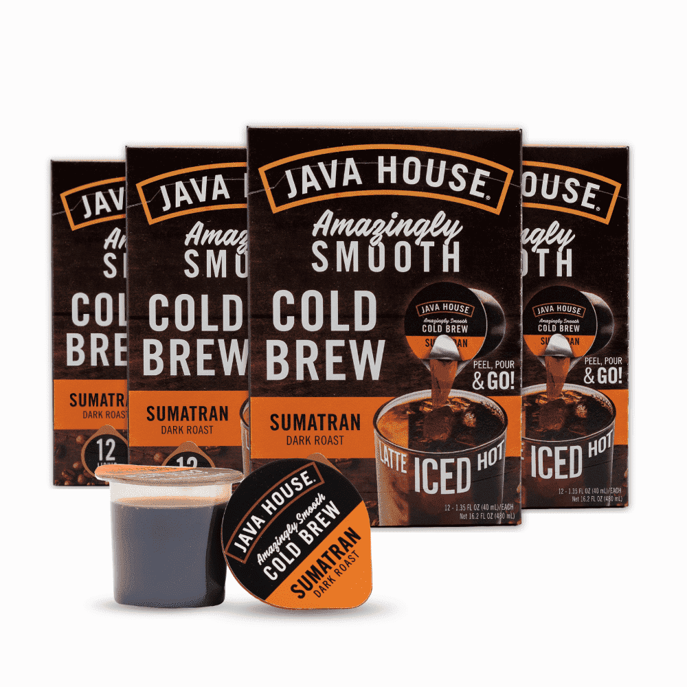 Java House Single-Serve Cold Brew Coffee Pods – Premium 100