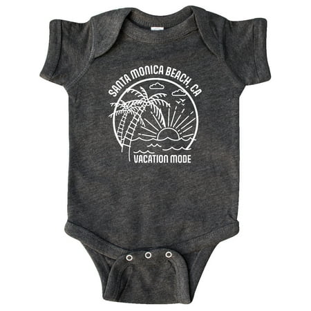 

Inktastic Summer Vacation Mode Santa Monica Beach California Gift Baby Boy or Baby Girl Bodysuit