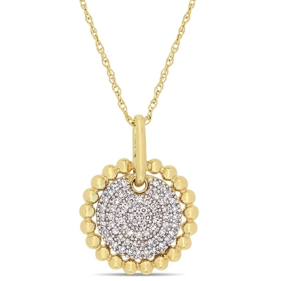 Everly Women's 5CT TW Diamond 10k Yellow Gold Pendant