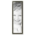 thumbnail image 2 of ArtToFrames 12" x 42" Black Panel With Silver Lip Picture Frame, 12x42 inch Multi Wood Poster Frame (WOM-5093), 2 of 7