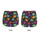 thumbnail image 3 of Balery Colorful Dinosaur Pantalones cortos deportivos para mujer con forro y dos bolsillos, elásticos, para entrenamiento, gimnasio, yoga-Medium, 3 of 7