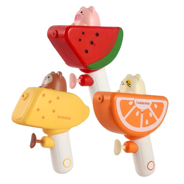 Juguete acuático con forma de fruta Mini juguete acuático para niños Pequeño juguete acuático