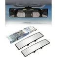 thumbnail image 1 of Snapview – Official Snapview Panoramic Clip-On Rearview Mirror, Reinforced Abs Frame & Thickened Mirror, Expand Your View and Reduce Blind Spots, Snap-On Clip System, Fits All Cars, 1 of 7