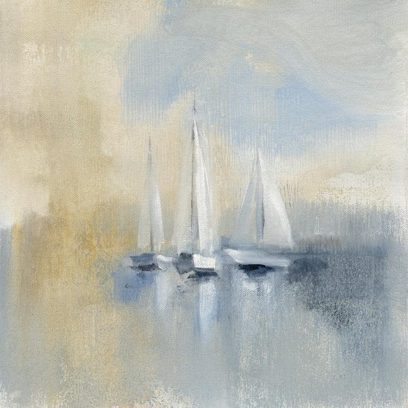 Art.com Morning Sail I Art Print by Silvia Vassileva, 24" x 24"