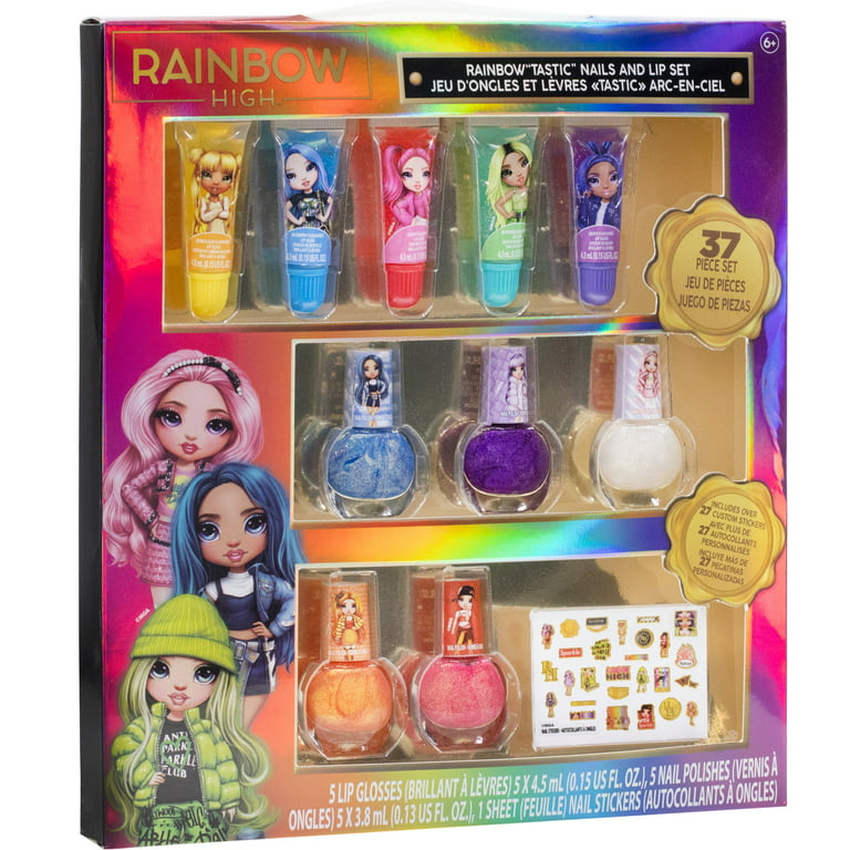 Girls Limited Too Rainbow Cuties Nail Art Kit