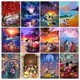 thumbnail image 2 of Pintura de diamantes 5D de Mickey y Minnie Mouse, arte de paisaje, imágenes de diamantes de imitación, Kits de punto de cruz DIY, bordado de diamantes de Disney, 2 of 4