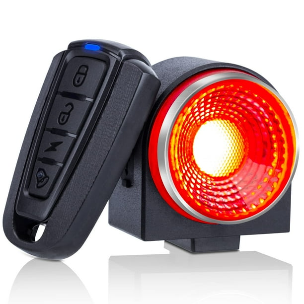 Wsdcam Bicycle Tail Lights with Alarm, USB Rechargeable Automatic Brake