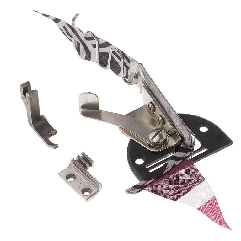 A10 Industrial Sewing Machine Compnts Adjustable Right Angle Thick Cloth  Binder Sewing Crafts Hemming Tool Iron Folder 32mm 26mm 
