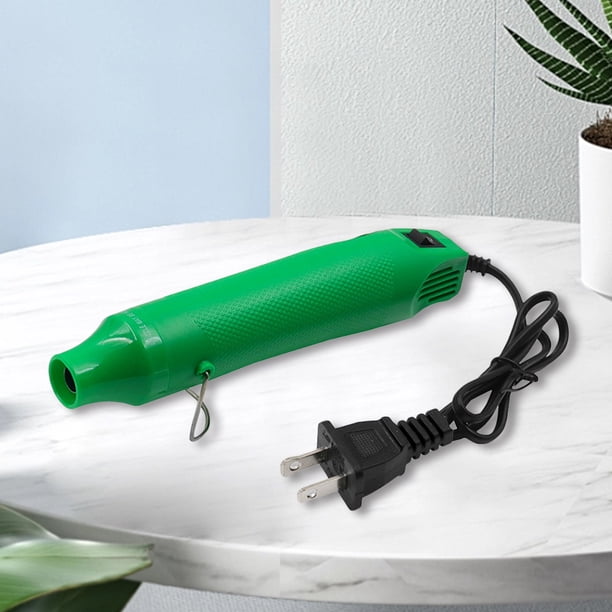 Pistola de aire caliente de 300 W, 110 V, Kit de pistola de aire caliente pequeño, pistola de calor eléctrica, herramienta de bricolaje de calor rápido Hugtrwg Para estrenar