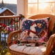 thumbnail image 4 of CaiYueKe Valentine's Day Decorative Linen Pillow Cover Cute Animals Graphic Print Square Accent Pillowcase for Sofa Bedroom Home Decor Throw Pillow Cover, 4 of 6