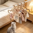 thumbnail image 5 of Wooden Pet Clothes Hangers for Cat and Dog Apparel, Set of 10, 5 of 6