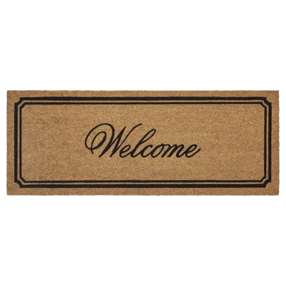 Deeceymbur 45x120cm Large Floral Patterned Doormat Floor Carpet Welcome Mat for Outdoor Door Entryway Patio Home Decor