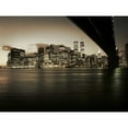 thumbnail image 3 of PhotoINC Studio 14x12 Black Modern Framed Museum Art Print Titled - Brooklyn Bridge, 3 of 5