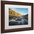 thumbnail image 2 of Trademark Fine Art 'Valley of Light' Canvas Art by Mathieu Rivrin, White Matte, Wood Frame, 2 of 4
