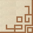 thumbnail image 1 of Ahgly Company Machine Washable Indoor Square Transitional Peru Brown Area Rugs, 7' Square, 1 of 7