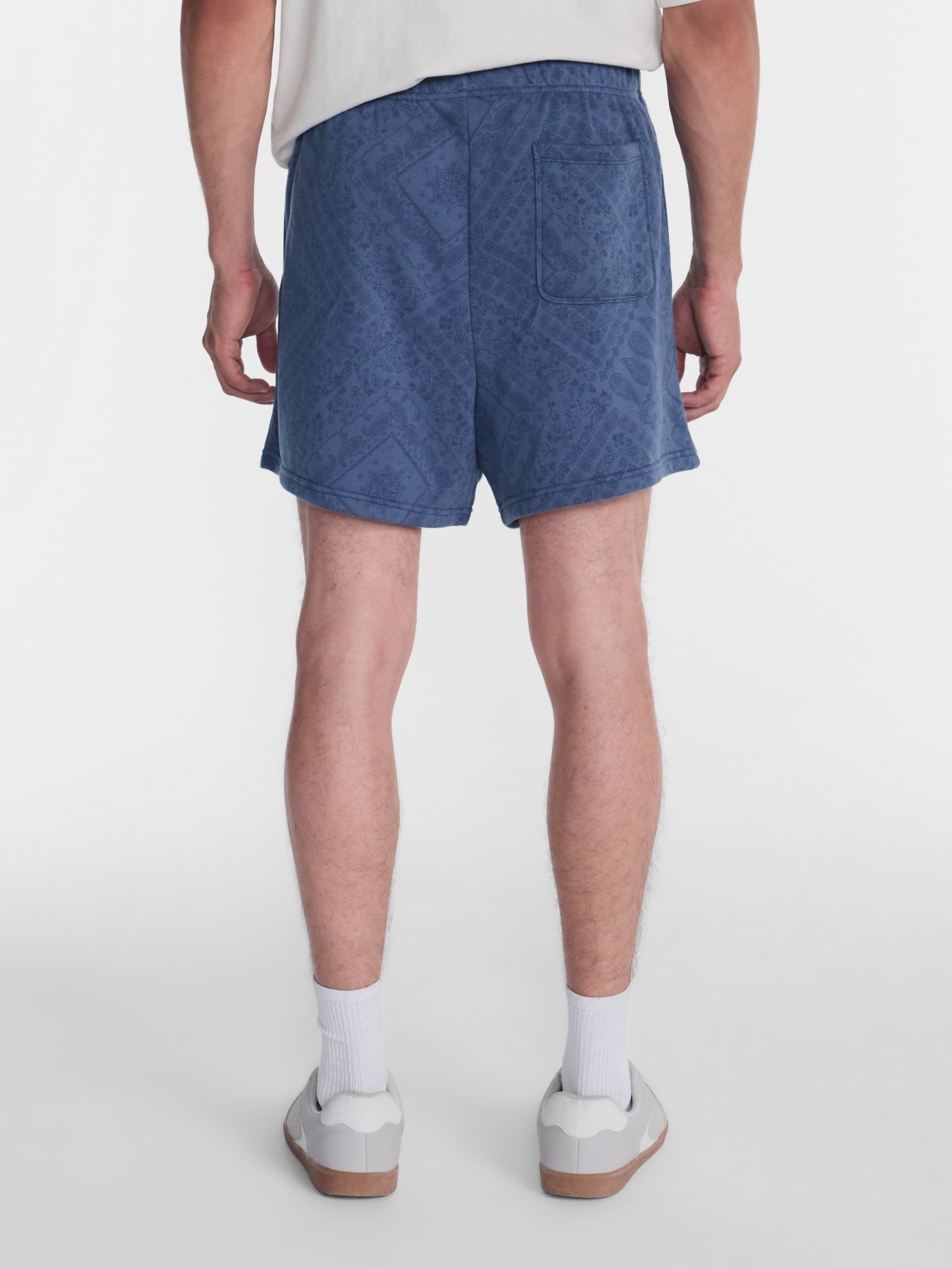 No Boundaries Fleece Jogger Shorts, 6" Inseam, Men's Sizes XS-5XB