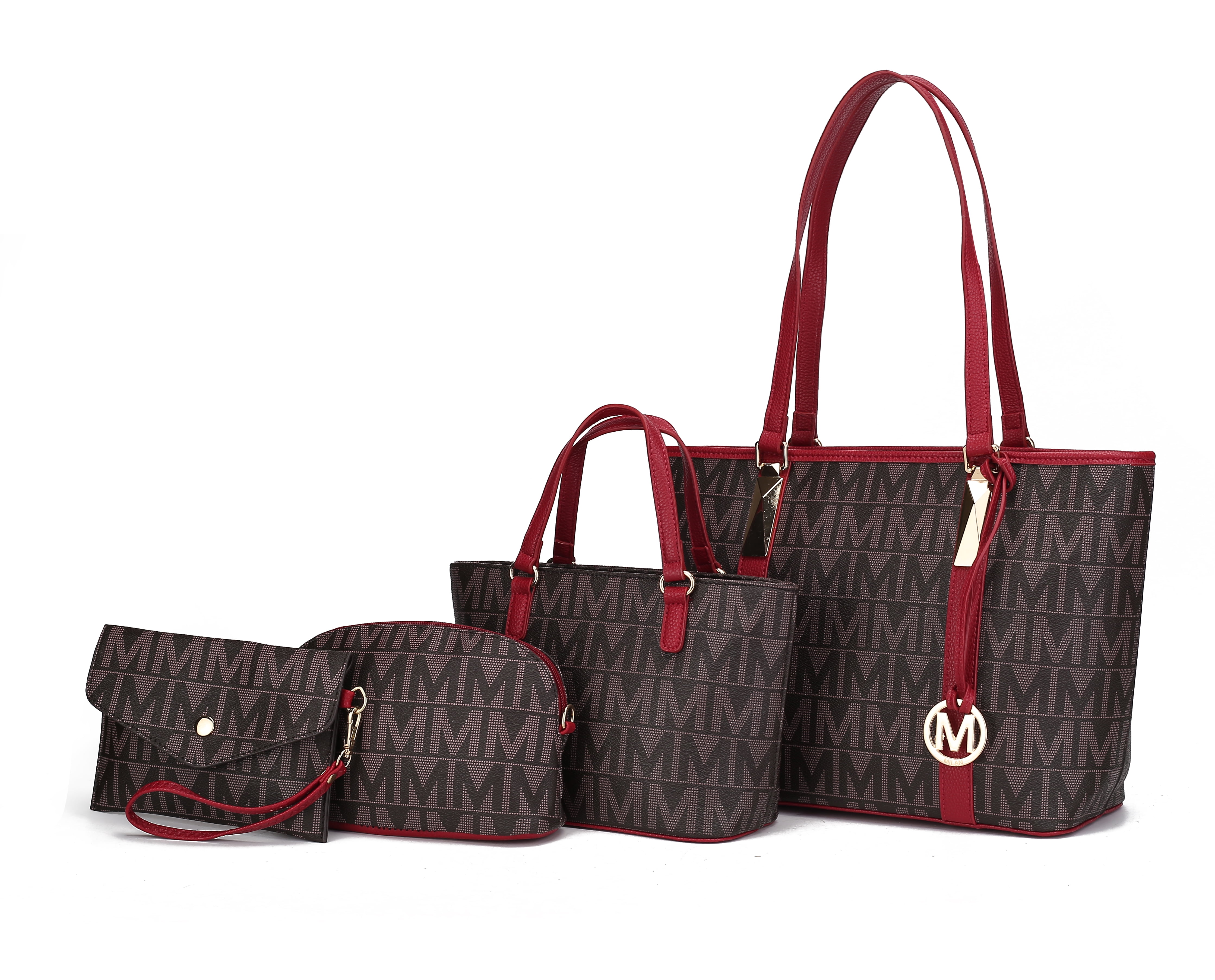 Vegan Leather Satchel-Tote Bag Ladies Pocketbook Top-Handle Purse Mia K Collection Shoulder Handbag for Women 
