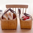 thumbnail image 6 of Woven Farmhouse Kitchen Pantry Food Storage Organizer Basket Bin - for Cabinets, Cupboards, Shelves, Countertops - Holds Potatoes, Onions, Fruit, 6 of 9