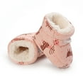 thumbnail image 4 of 0-18M Baby Boys Girls Winter Warm Boots Newborns Non-Slip Cartoon Printed Crib Shoes, 4 of 8