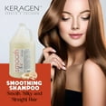 thumbnail image 6 of KERAGEN - Smoothing Shampoo with Keratin and Collagen for All Hair Types, Sulfate Free, 128 Oz - Moisturizes, Strengthens, Protects Color and Repair - Panthenol, Vitamins, and Jojoba Oil, 6 of 7