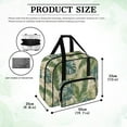 thumbnail image 6 of ZIATUBLE Palm Leaves Portable Padded Storage Large Capacity Sewing Machine Cases Easy to Clean Sewing Machine Carrying Case Tote Bag Lightweight Sewing Machine Accessories Storage Box, 6 of 7