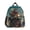 Biker Santa, variant on Blue Digger Design Backpack for Girls/Boys with Name Tag—Front-closure buttons for ages 3–8year