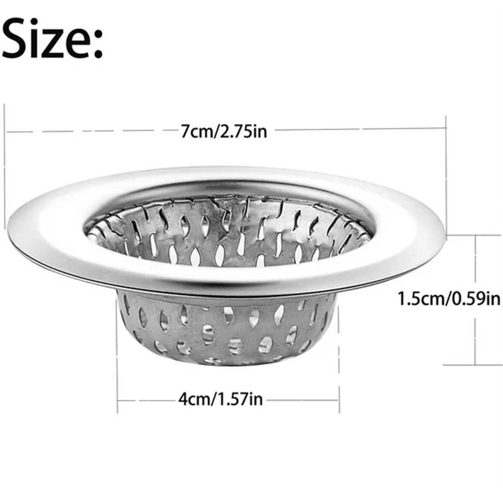 Seatery 1.50 Bathtub Strainers, Bathroom Sink Strainers, Shower Drain Hair  Catcher, Drain Strainer for Laundry, Mop Pool, Utility, Slop, RV Sink