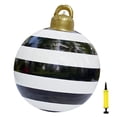thumbnail image 2 of Decoración navideña, bola navideña de 23,6 pulgadas, bola navideña inflable de PVC, tecnología innovadora, 2 of 8
