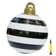 thumbnail image 1 of Bola navideña inflable de PVC de 23,6 pulgadas para decoración de interiores y exteriores, ideal para fiestas navideñas familiares., 1 of 8