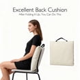 thumbnail image 6 of Patio Furniture Covers Waterproof - 420D Outdoor Table and Chair Set Cover with Built-in Storage Bag - Rectangular Patio Table Cover for 8-Seat Dining Set or Sectional Sofa (Beige, 126''x72''x28''), 6 of 11