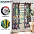 thumbnail image 3 of Yayeee Window Curtains Set of 2 for Living Room Light Filtering 63"x42", Coconut Tree, 3 of 7