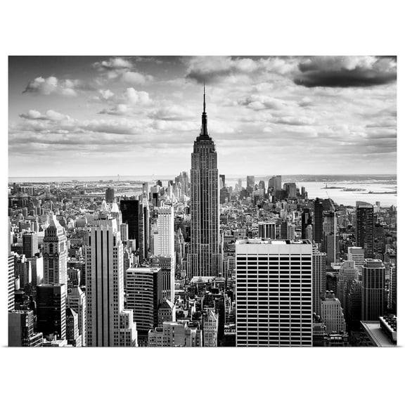 Great BIG Canvas | Rolled Nina Papiorek Poster Print entitled NYC Downtown