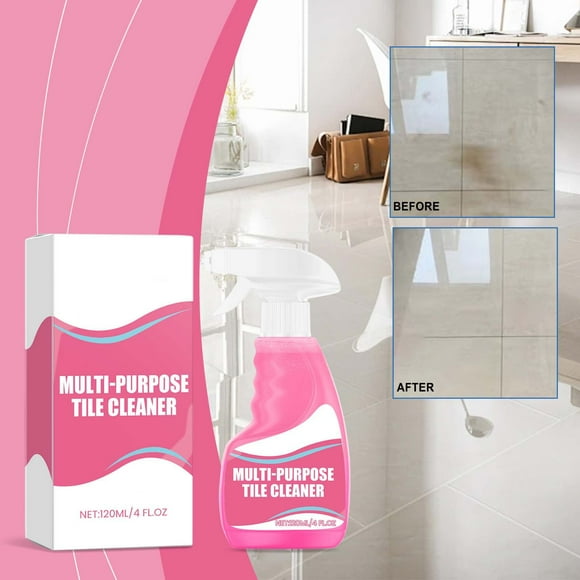 Multi-Purpose Tile Cleaner Living Room Kitchen Floor Stain Brightening Cleaning Polishing Degreasing Cleaning 120ml
