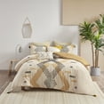 thumbnail image 2 of INK+IVY Full/Queen Arizona 3-Piece Cotton Comforter Set, Yellow, 2 of 11