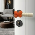 thumbnail image 5 of WIZUTIZ No Collision And No Staticly Door Handle Protective Cover Protective Helixs Door Handle Cover Caterpillars Sponge Door Handle Cover Winter Warming Gadget Machine Washable, 5 of 5