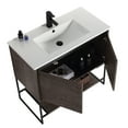 thumbnail image 3 of Fine Fixtures  Urbania Collection Bathroom Vanity Grey 36" Matte,N/A, 3 of 5