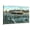 Canvas, variant on Art.com Bath House and Beach, Galveston, Texas Art Print, Brown Frame Wall Art, 29" x 21"