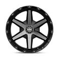 thumbnail image 3 of KMC Aluminum Rim KM101 TEMPO 20X9in Satin Black with Gray Tint Finish, KM10129067418, 3 of 3