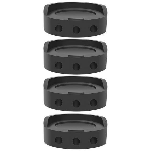 COOPHYA 4Pcs Heavy-duty Machine Foot Pads for Furniture and Washers 7.2X1In Black