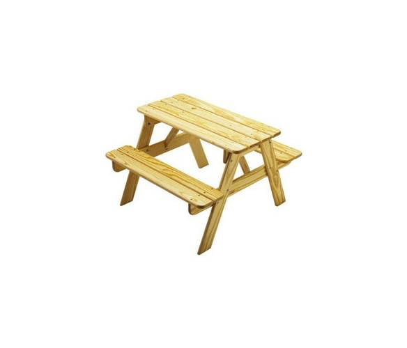Easy Assembly Kids Picnic Table/for Indoor and Outdoor Use/Handcrafted in The USA Red Little Colorado Classic Toddler Picnic Table 