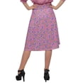 thumbnail image 3 of Moomaya Jupes Imprimées pour Femmes Jupe Longueur Genou pour Filles Vêtements Décontractés, 3 of 5
