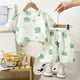 thumbnail image 2 of Odeerbi 1-6 Años Niños Niñas Pijamas de Algodón de Verano de Manga Corta Y Pantalones Cortos Con Estampado de Conejos Y Ropa Para Dormir Pijamas de Dos Piezas, 2 of 3