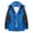 Blue, variant on Unisex Long-sleeved Hooded Windproof Thickened Outdoor Sports With Pockets Zipper Warm Jacket