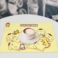 thumbnail image 2 of Pompompurin Placemats for Dining Table Set of 4, Decorative Place Mats for Kitchen Table Heat Insulation Stain Resistant Table Mats 12 X 18 Inch, 2 of 8