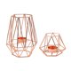 thumbnail image 1 of 2 piezas de Metal en forma de geométrico diseño té luz votiva candelabros, hierro hueco candelabros para la decoración del hogar de la boda, Sunnimix porta vela, 1 of 8