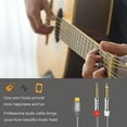 thumbnail image 6 of USB C to Dual 6.35mm 1/4 inch Stereo Splitter Y Cable, USB Type C to Dual 6.35 mm 1/4 inch TS Audio Cord for Tablet, Laptop, Amplifier, Mixer, 4 Feet, 6 of 6