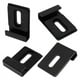thumbnail image 3 of 10pcs Kit de Colgar de Espejo Resistente, Hardware de Montaje de Espejo Pesado Clips de Espejo para Montaje en Pared, Agujero Único Negro, 3 of 5