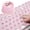 Pink, variant on Raised Keyboard Stickers for Long Nails, Bling Keyboard Bubbles for Women with Letters, Soft Silicone Nail Art Typing Keycaps for Desktops (Clear, 128pcs)
