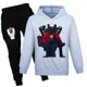 thumbnail image 4 of Juego SKIBIDI TOILET Ropa para niños Sudadera con capucha informal + Pantalones Conjunto de 2 piezas Ropa deportiva para niñas Chándal para bebés Ropa para niños, 4 of 5