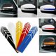 thumbnail image 2 of 2 Piezas Fluorescentes Para Motocicleta , Advertencia De Coche , Decorativo , Ciclismo , Luminoso , protector De Bicicleta , Espejo Retrovisor huangjie unisex, 2 of 2
